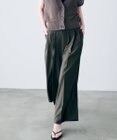 uncrave ドライタッチトロ ワイドトラウザー
