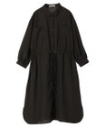 Green Parks ミディ丈ドロストシャツワンピース