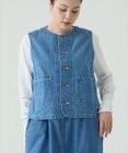 caqu デニムワークベスト