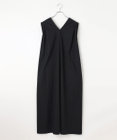 #Newans 【ANSWER for モダンベーシック】ダブルVネックロングワンピース