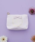 Maison de FLEUR サテンリボンティッシュケース