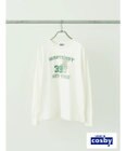 earth music&ecology Ｃｏｓｂｙ×ｅａｒｔｈ　ベアープリントロングＴシャツ