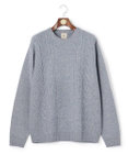 J.PRESS MEN 【KING SIZE】【Cash Lamb's Wool】ケーブルクルーネック ニット_25年モデル