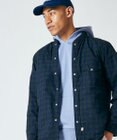 J.PRESS MEN マルチチェック×ナイロンタフタワッシャー リバーシブルシャツ