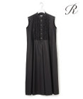 23区 【R(アール)】ルミナスコットン フロントフリル ワンピース
