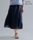 J.PRESS LADIES S 【WEB限定・セット着用可】リネン フレア スカート
