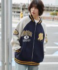 WEGO 【ユニセックス着用ITEM/MLサイズ展開】ジャガードニットスタジャン