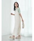 earth music&ecology ＳＥＴ２点配色キャミワンピース＋メローインナー