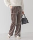 AMERICAN HOLIC ベロアベイカーリラックスパンツ