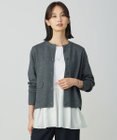 J.PRESS LADIES WORETED WOOL BLEND カーディガン