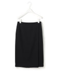ICB 【洗える】37.5TRストレッチ ラップ風スカート