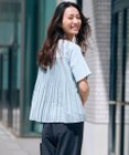 J.PRESS LADIES L 【洗える】コットンスムース バック プリーツ カットソー