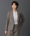 J.PRESS LADIES 【セットアップ対応】ウールストレッチツイード テーラード ジャケット