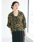 CRAFT STANDARD BOUTIQUE レーヨン柄プリントワイドシャツ
