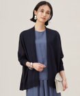 自由区 L 【アンサンブル対応・洗える】ドライシアーファインゲージ カーディガン