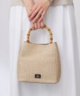 J.PRESS LADIES 【2way】 バンブー カゴ バッグ