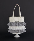 Maison de FLEUR フロントフリルトートバッグ