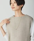 J.PRESS LADIES コンビチェーン ラリエット ネックレス