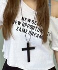 WEGO Lウッドクロスネックレス