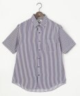 JOSEPH ABBOUD 【イージーケア】ストライプ 半袖シャツ