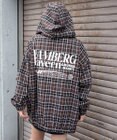 WEGO 【ユニセックス着用ITEM/MLサイズ展開】チェックグラフィックZIPパーカー（LS）