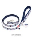 PET PARADISE リサとガスパール リボン付きリード 《パリ柄》  ＳＳ~Ｓ 小型犬