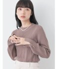 earth music&ecology 袖パールハイネックリブプルオーバー