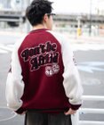 WEGO 【ユニセックス着用ITEM/MLサイズ展開】ジャガードニットスタジャン