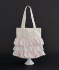 Maison de FLEUR フロントフリルトートバッグ