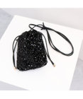 UNBILLION カシュカシュ cachecache / スパンコール巾着ミニショルダーバッグ