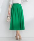 組曲 【洗える・イージーケア】カラーボイル フレアスカート