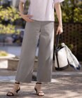 J.PRESS LADIES S 【セットアップ対応・洗える・撥水】コットンFITTY ストレート パンツ