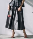自由区 【カトリエムブーケ】Jupe en taffetas フレアスカート