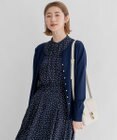 23区 S 【前後着用可能】レーヨンポリエステルストレッチ カーディガン