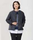 J.PRESS LADIES 【洗える】高密度タフタ キルティング ショート コート
