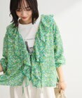 Green Parks 花柄フリルブラウス