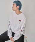 WEGO 【ユニセックス着用ITEM】別注VISIONグラフィックスリーブプリントT（LS）