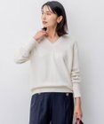 23区 【洗える】ピュアカシミヤ Vネック ニット