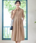 Tiaclasse パール釦フレアシャツワンピース