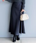 23区 【洗える】ヴィンテージサテン Iライン スカート