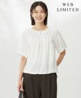 J.PRESS LADIES L 【WEB限定・洗える・接触冷感】バルーンジャージー カットソー