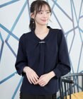 Tiaclasse 【ダブルクロス】2wayボウタイ風ブラウス