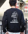 WEGO 【ユニセックス着用ITEM】THEBOYエルボーパッチクルーネックPO