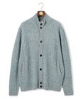 J.PRESS MEN 【KING SIZE】【Cash Lamb’s Wool】ハイネックケーブルカーディガンニット