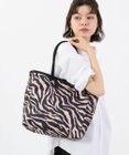 LeSportsac ML 2 WAY TOTE        /ラフィアゼブラ/ブラック