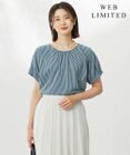 J.PRESS LADIES L 【WEB限定カラーあり・洗える】ストライプジャージー フレンチスリーブ カットソー