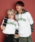 WEGO 【ユニセックス着用ITEM/MLサイズ展開】チェックカレッジグラフィックT（SS）