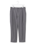 J.PRESS YORK STREET 【UNISEX】ウールライク テーパードイージーパンツ