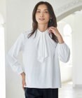 ANY 【2WAY/洗濯機可能】華やぎボウタイブラウス
