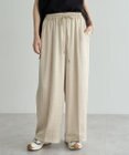YECCA VECCA ビンテージサテンイージーワイドパンツ